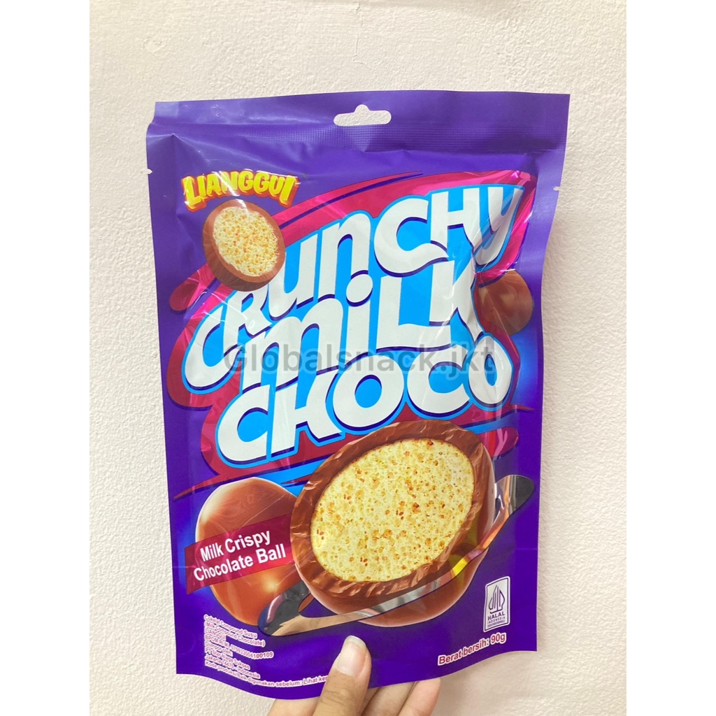 

LIANGGUI CRUNCHY MILK CRISPY CHOCOLATE BALL BISCUIT