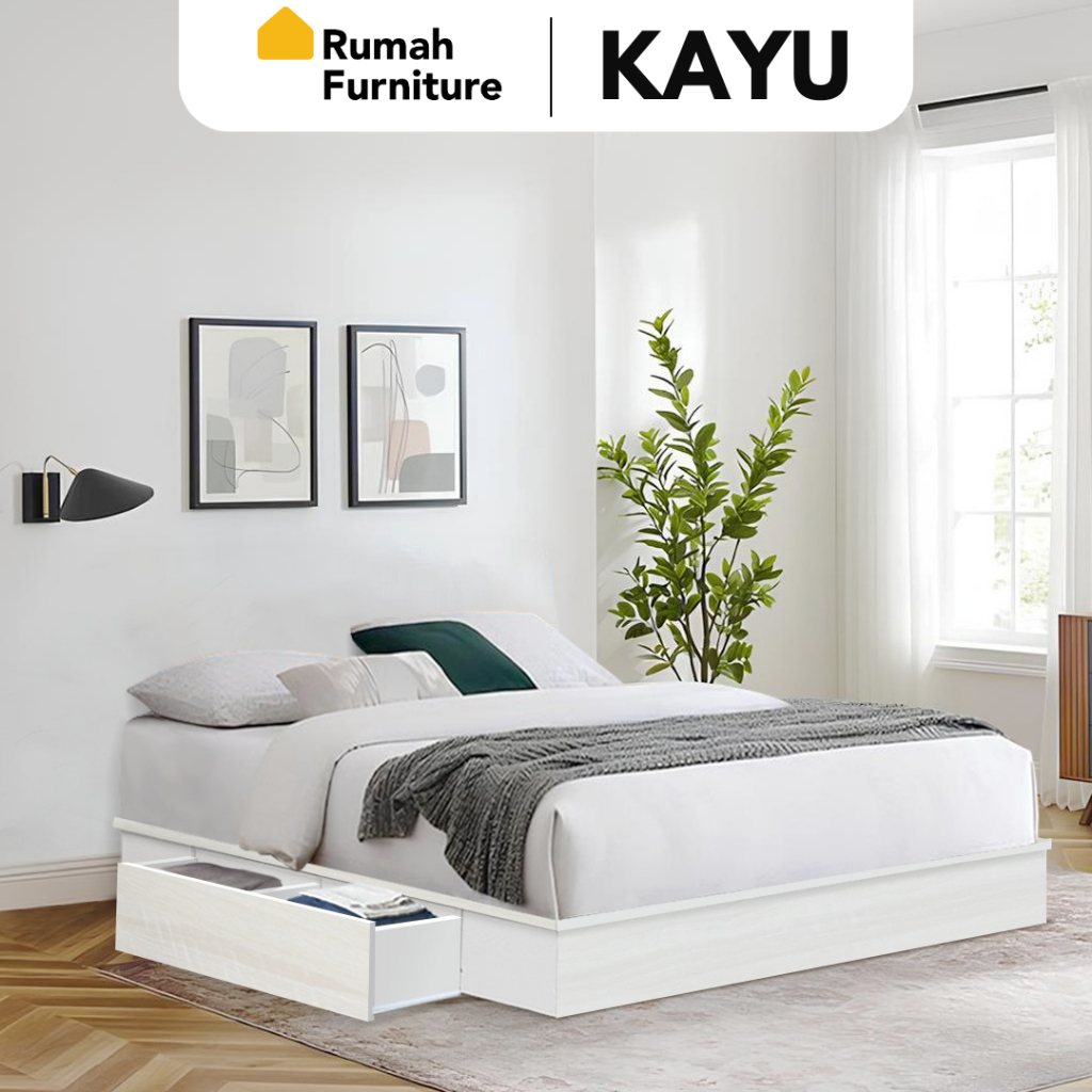 IOWA Ranjang Kayu Divan / Dipan Modern Minimalis 180