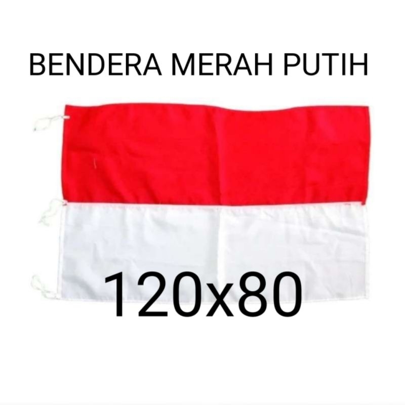 BENDERA MERAH PUTIH UKURAN 120X80