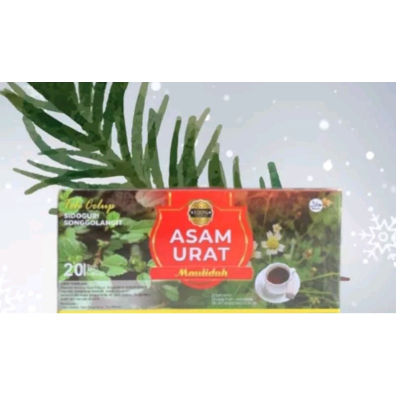 

Paket 2 box teh celup asam urat//herbal teh asam urat obat alami