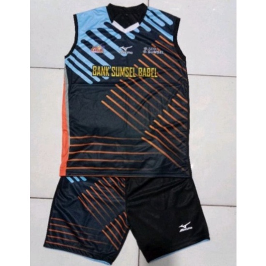 KODE W45T setelan jersey voli baju voli proliga bank sumsel babel