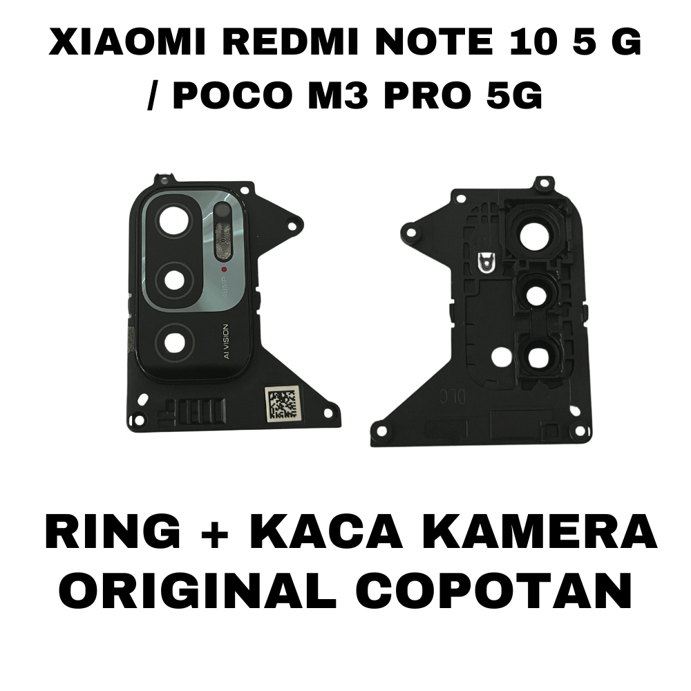 RING + KACA KAMERA XIAOMI REDMI NOTE 10 5G / POCO M3 PRO 5G ORIGINAL COPOTAN