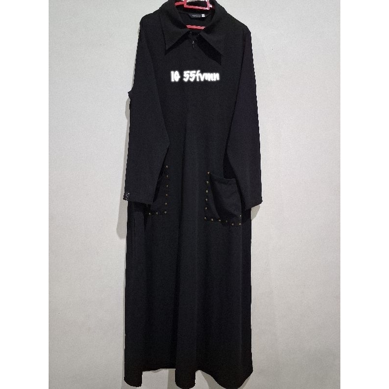 PRELOVED**LAEEBA BLACK SIZE L ALJENNA