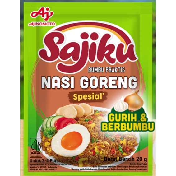 

Sajiku Bumbu Nasi Goreng Spesial Gurih & Berbumbu 20 gr