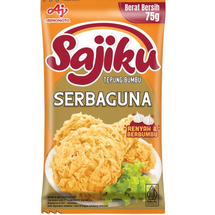 

Sajiku Tepung Bumbu Serbaguna 75 gr