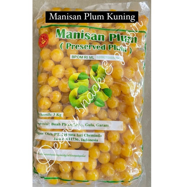 

MANISAN PLUM KUNING | MANISAN LIKO | PRESERVED PLUM