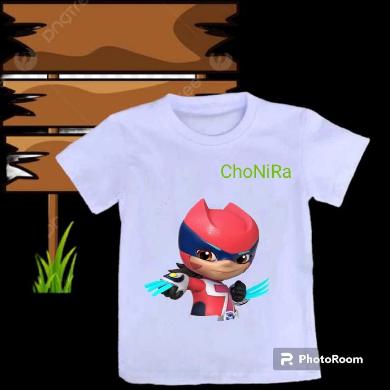 KAOS ANAK/LENGAN PENDEK/JUNGLE AGENT UNISEX USIA 1 -- 8 TAHUN