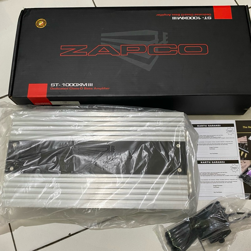monoblok amplifier ZAPCO ST1000 XMIII , subwoofer amplifier ST1000XM3