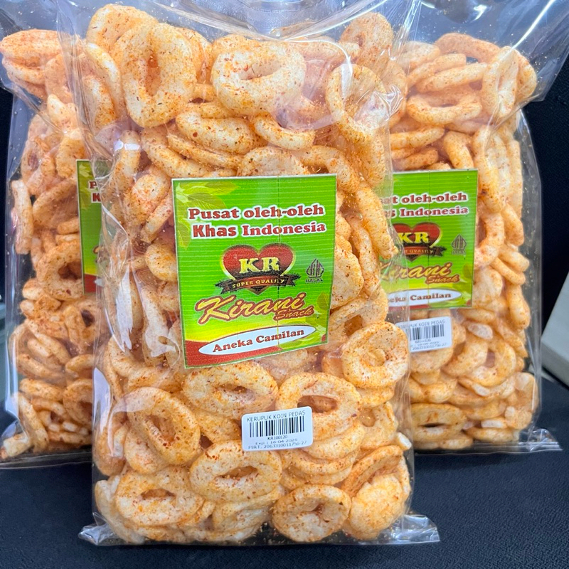 

Sekar_Shop07 Kerupuk Koin / Ring Extra Pedas Super Enak Dan Mantap