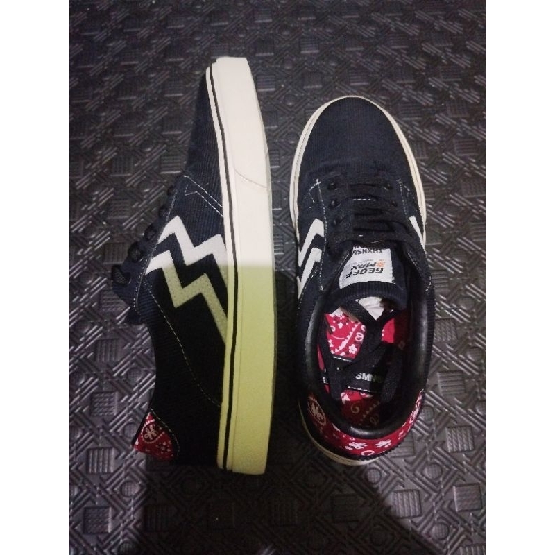 Sepatu Geoff Max x Thanksinsomnia - Gavin THXGMX Black White