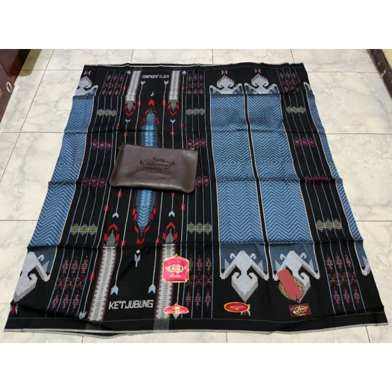 Sarung KETJUBUNG Red Motif GSN Full Sutra 210 GOLD