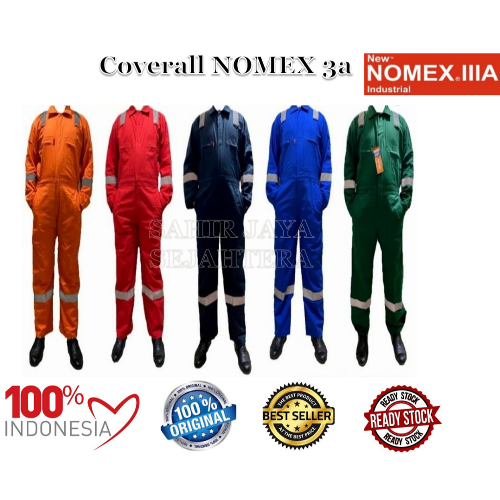 Coverall NOMEX 3A Original Wearpack Nomex IIIA Coverall Safety Nomex 3a