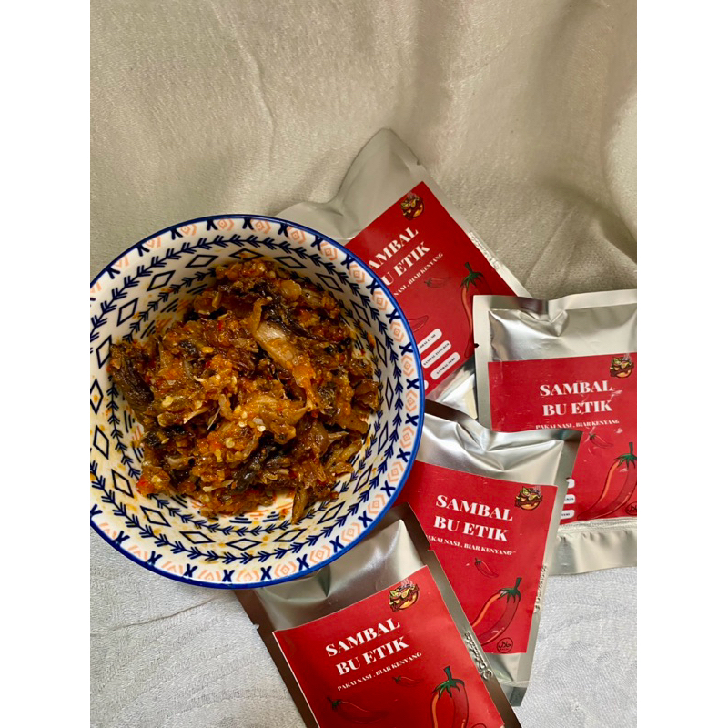 

Sambal Tongkol Bu Etik - Pedas Gurih, Praktis dan Lezat - 30gram