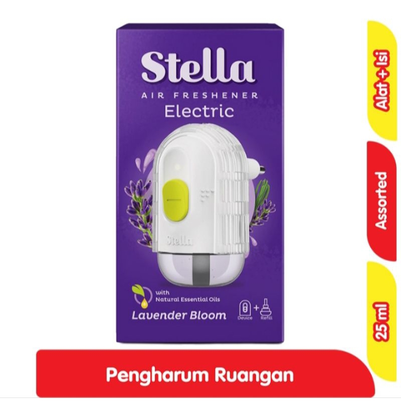 Stella Pengharum Ruangan Elektrik Alat + Refill 25 ml