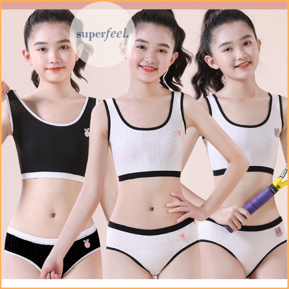 Paling Diminati SFL SATU 1 SET PAKAIAN DALAM ANAK KATUN MURNI WANITA PEREMPUAN KECIL SEKOLAH SD SMP 