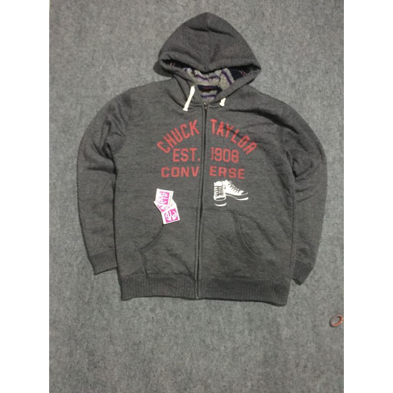 zip hoodie converse second