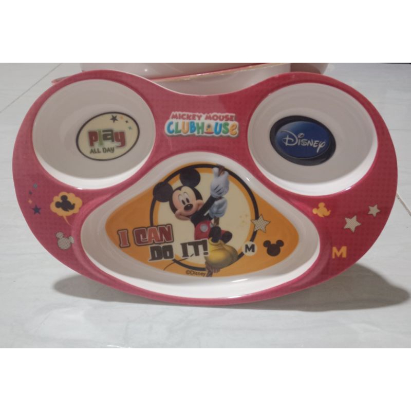 piring makan melamine disney mickey mouse golden dragon