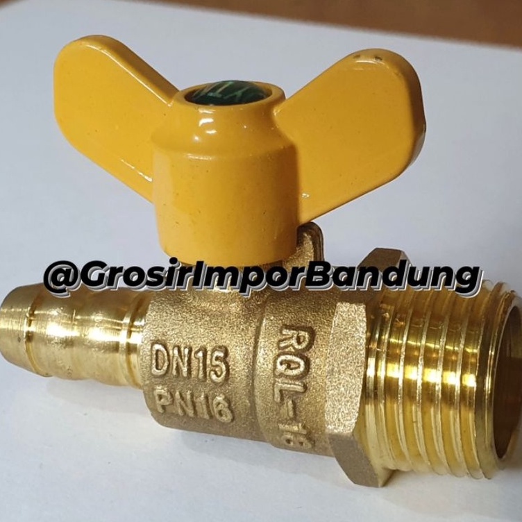 STOP KRAN GAS 12 INCH  KRAN GAS RIPENG OVEN TERLARIS DRAT LUAR