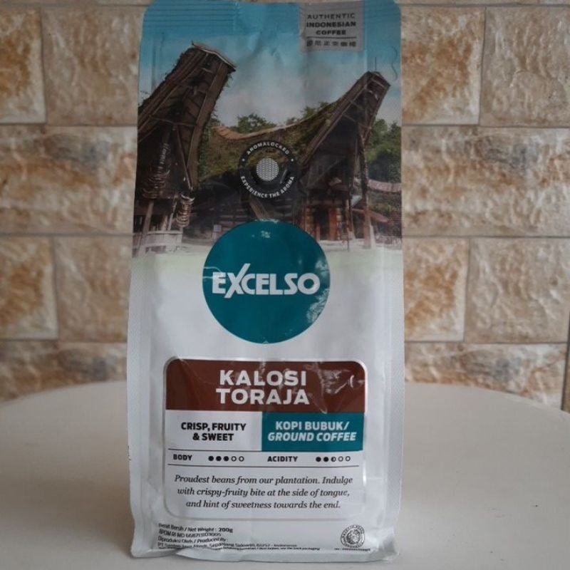 

Bubuk Kopi Excelso Kalosi Toraja 200 gr