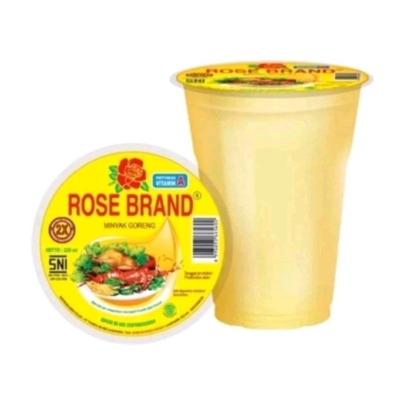 

Minyak rosebrand cup 220ml