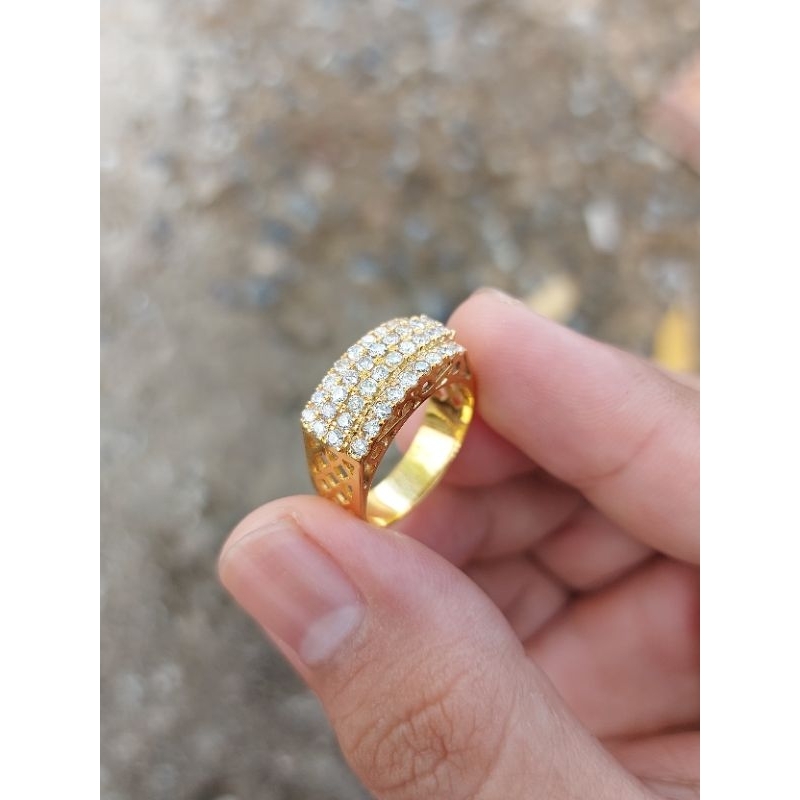 Cincin Full Berlian Tangga Presiden