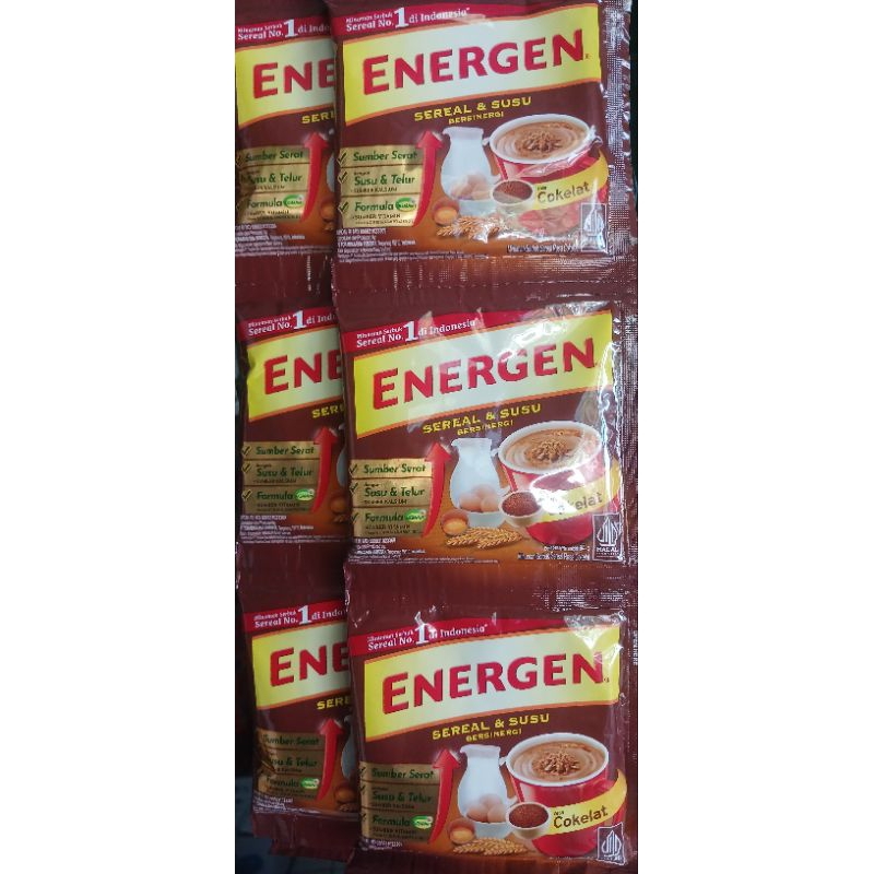

Energen coklat renceng isi 10 pcs