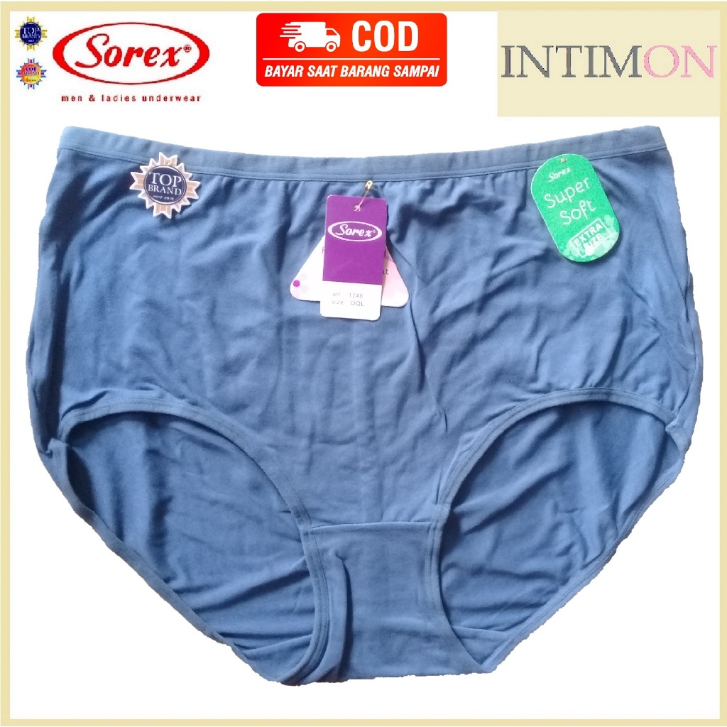 Cd Sorex 1248 Celana Dalam Jumbo Besar Warna polos Pakaian Dalam Wanita Underwear daleman wanita
