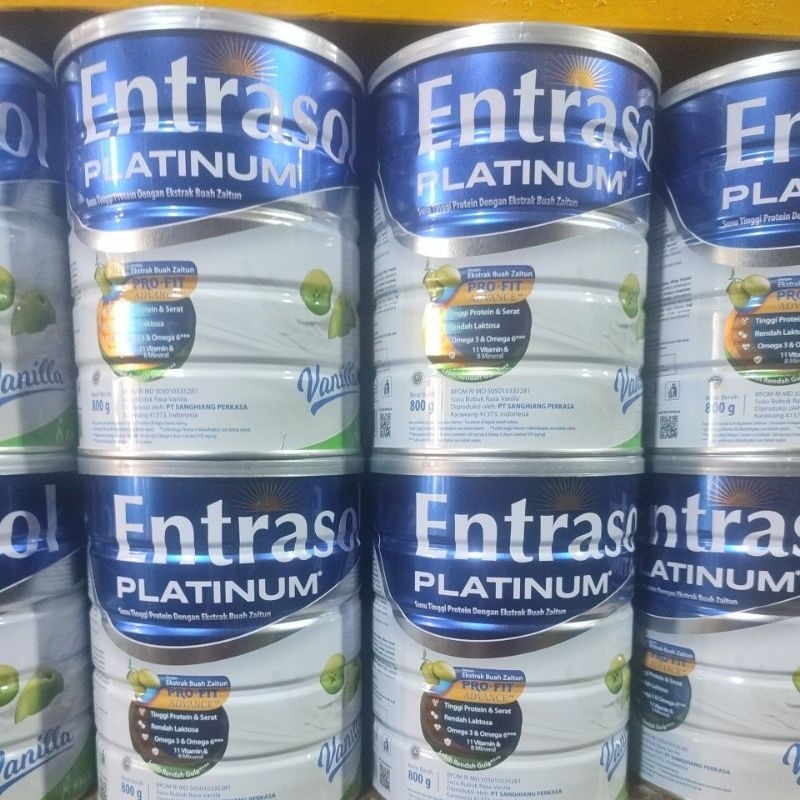 

Entrasol Platinum Vanila 800gr