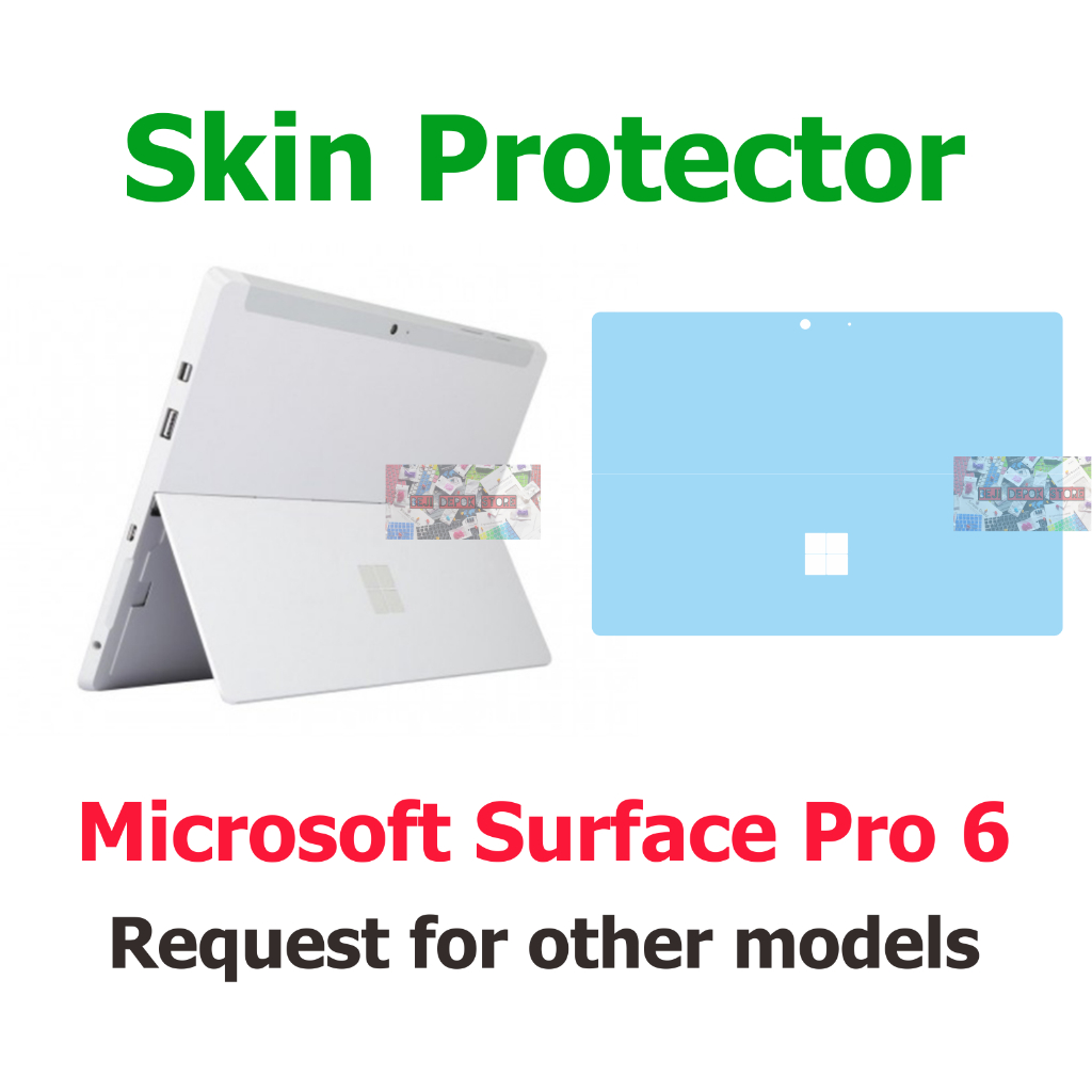 Microsoft Surface Pro 6 Touchscreen Skin Guard Garskin