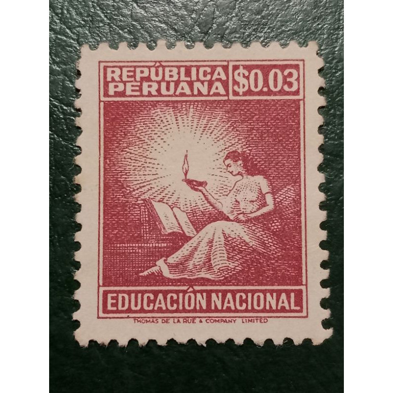 

Prangko Peru Educacion Nacional Tahun 1961 UN USED