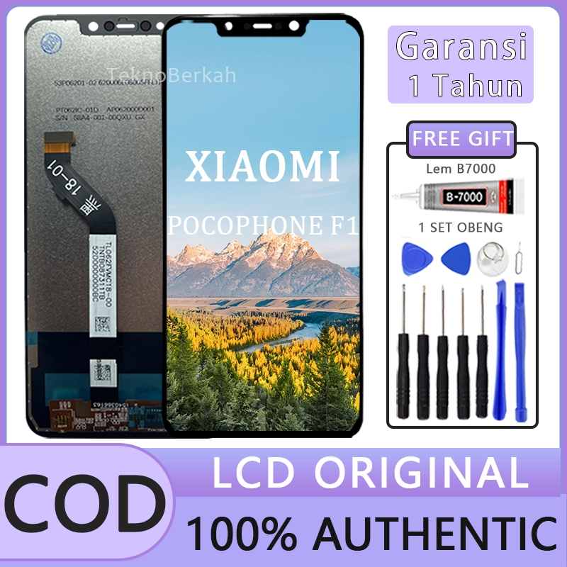 【ORIGINAL 100% 】LCD TOUCHSCREEN FULLSET XIAOMI POCOPHONE F1 HD ORIGINAL 100% FULL SET(Garansi 1 tahu
