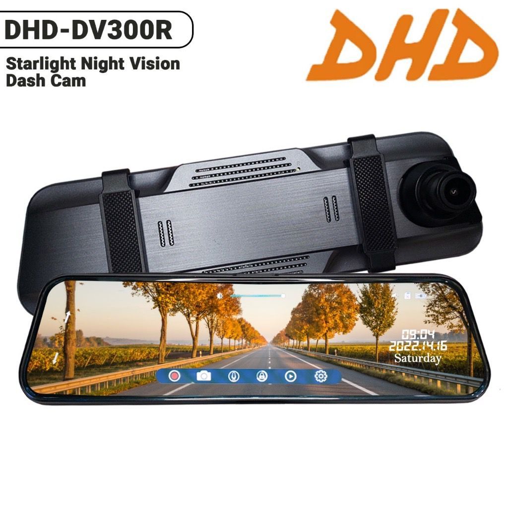 DHD Dashcam Digital Video Recorder DVR 1080p FOV 170° Night Vision - DV300R