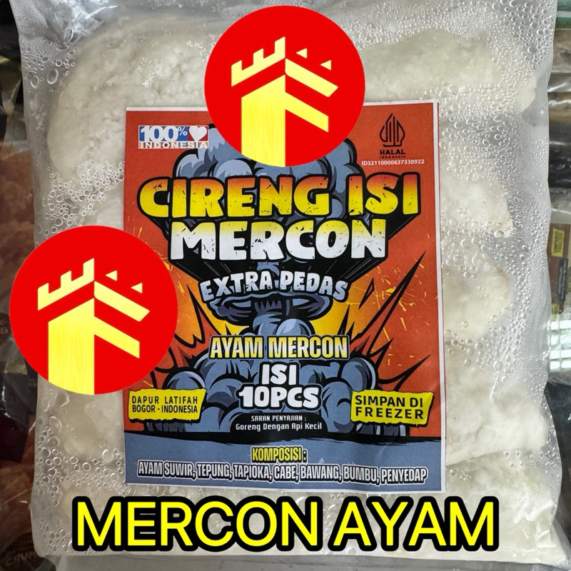 CIRENG ISI MERCON AYAM BAKSO CAKALANG CIRENG MERCON AYAM CIRENG ISI AYAM