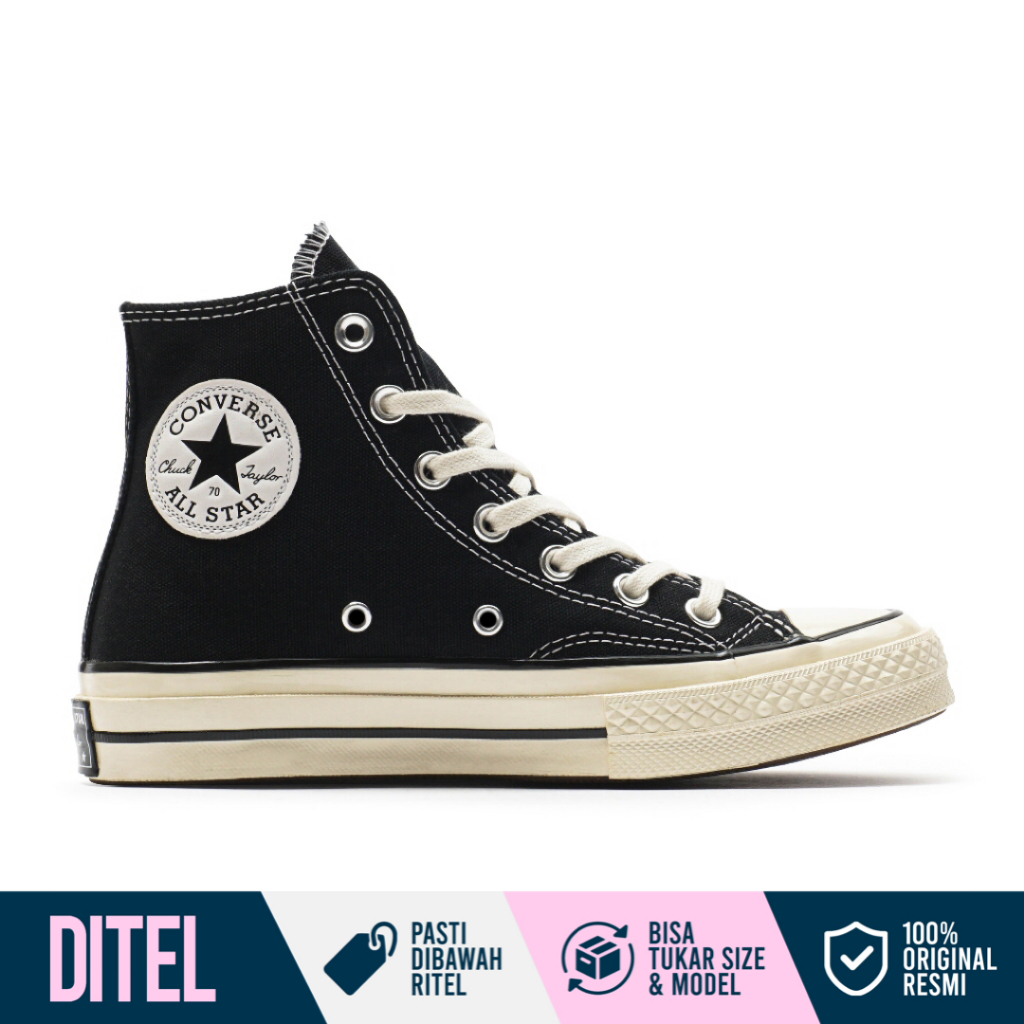 Converse Chuck 70 Hi Black White CON162050C