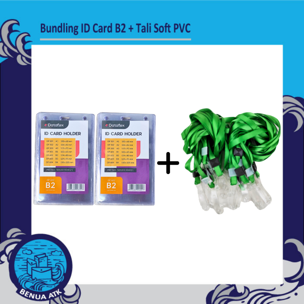 

BUNDLING ID Card Holder B2 + Tali Nylon Soft PVC - NYLKSFP