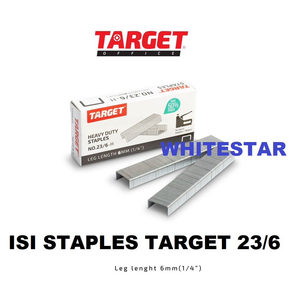 

isi staples / stapler target 23/6 atau 1206