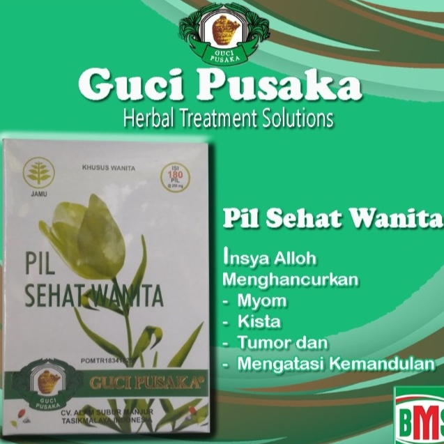 PIL SEHAT WANITA GUCI PUSAKA 180PIL