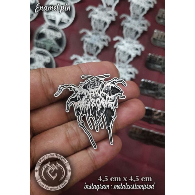Enamel Pin Badge Metal Darkthrone / Pin Badge / Pin Metal / Enamel Pin Besi Cor / Enamel Pin Besi / 