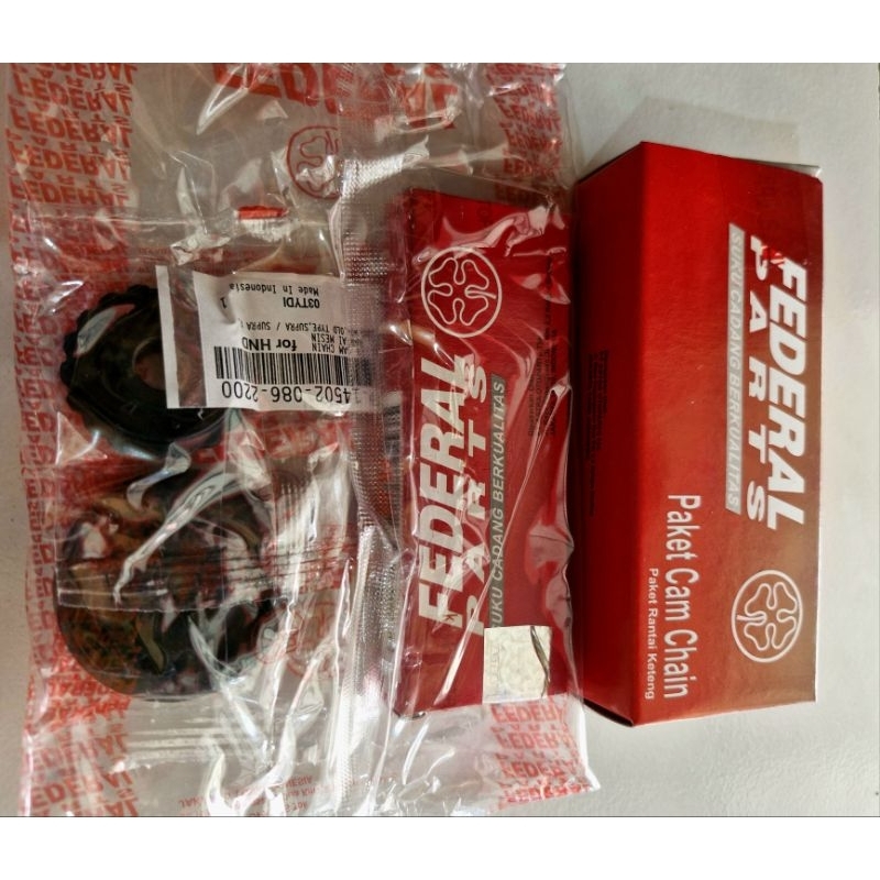 Rantai rante sintrik grand, supra x 1set+rol FEDERAL