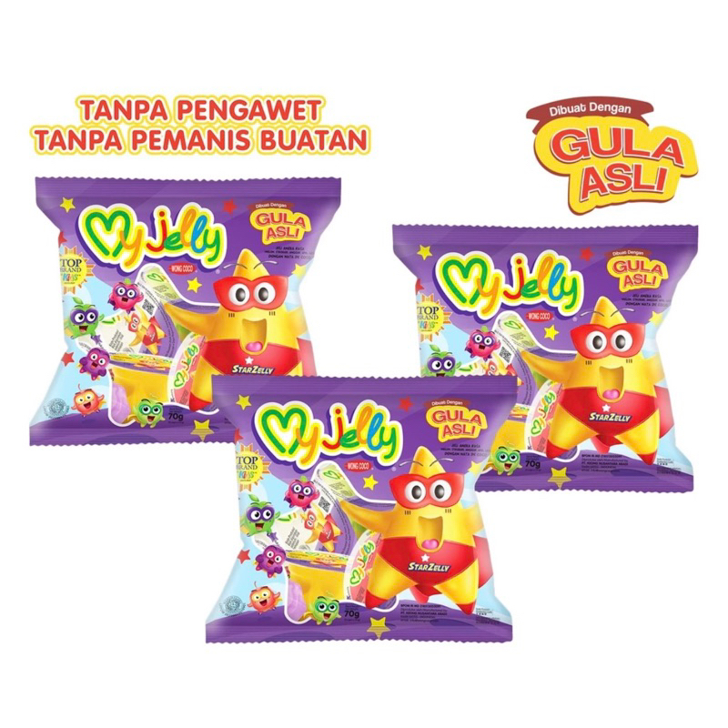 

WONG COCO MY JELLY 1 PACK ISI 15