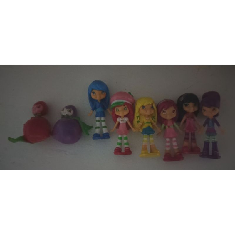 figur mini strawberry shortcake set 1