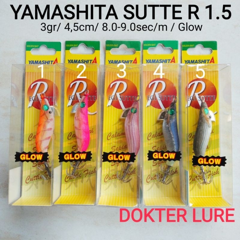 EGI YAMASHITA SUTTE R 1.5 GLOW Umpan Mancing Cumi