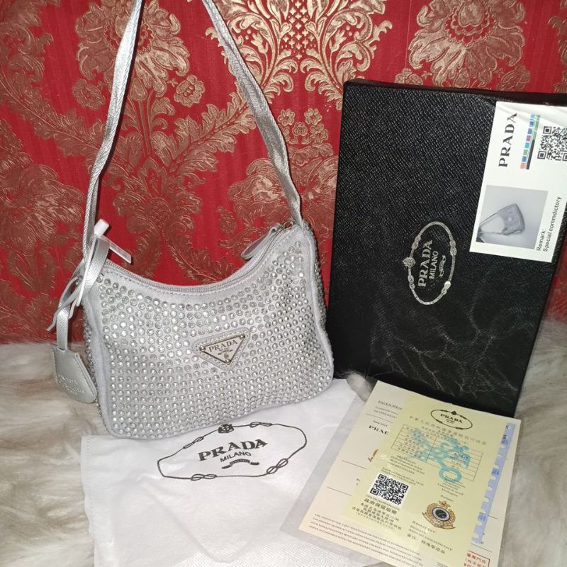 SALE TAS Prada milano hobo blink blink NEW/ tas Prada / tas prada Puji