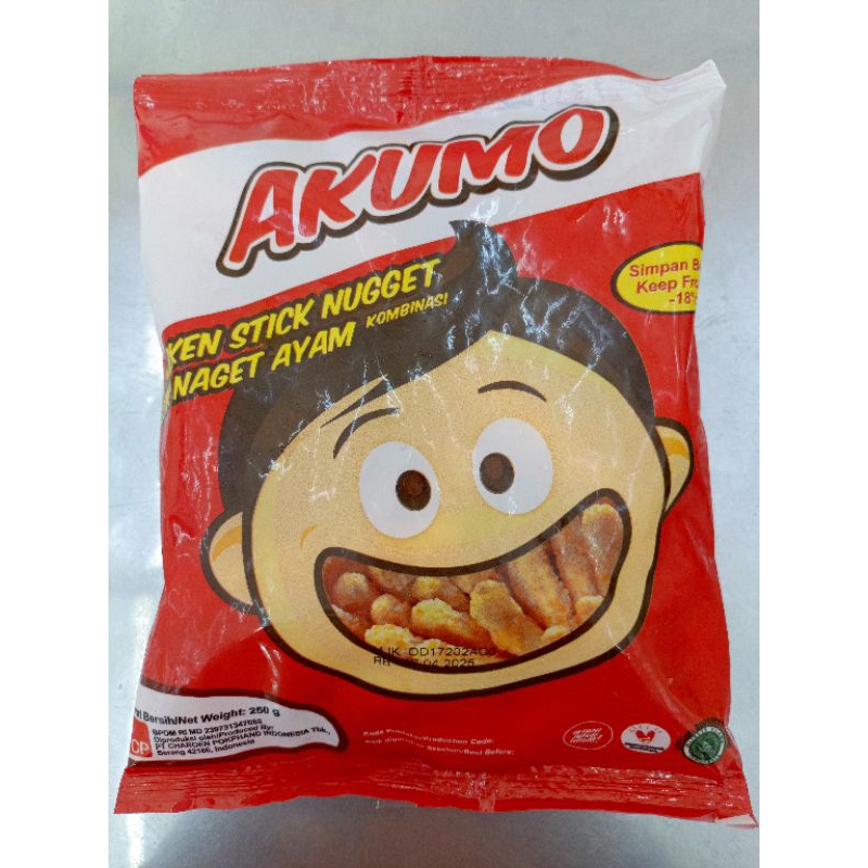 

AKUMO CHICKEN NUGGET STIKE 250gr