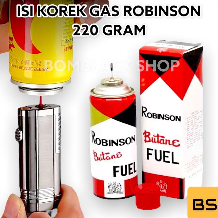 Super Promo Isi Ulang Minyak Korek Api Gas ROBINSON 22 Gram Isi Korek Gas Isiulang Korek Api Gas Isi