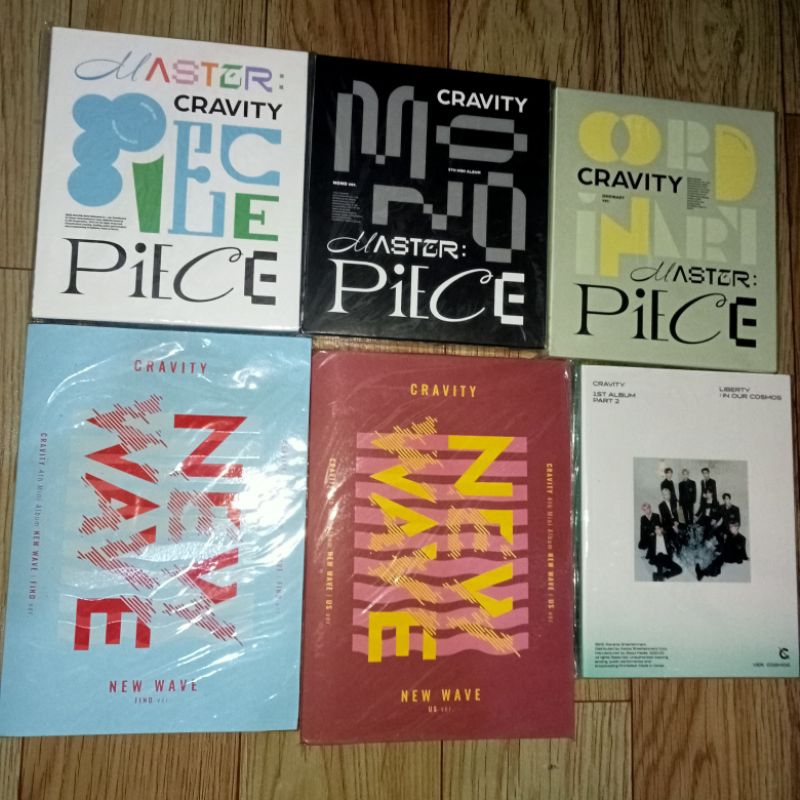 ALBUM CRAVITY UNSALED ALBUM ONLY |MASTERPIECE|NEW WAVE|LIBERTY IN OUR COSMOS