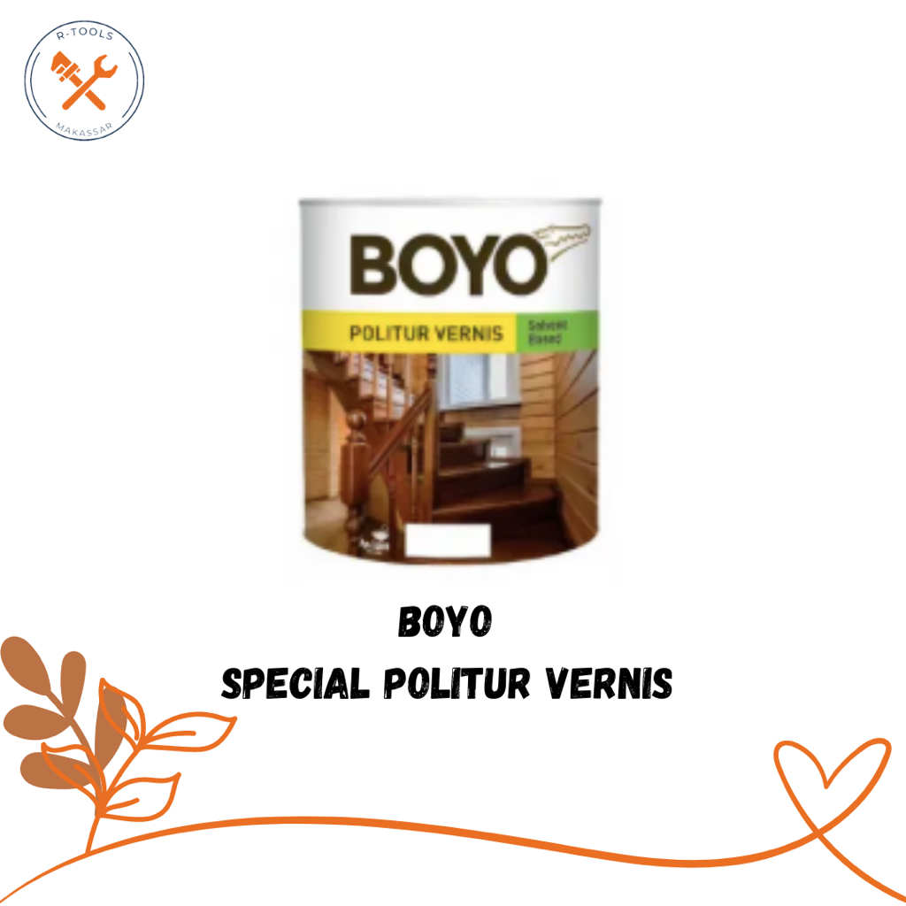Cat Kayu BOYO Politur Vernis