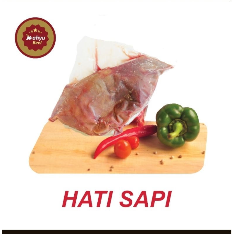 

wahyu beef organic hati sapi 250 gr/daging sapi organik grass fed wahyu beef hati sapi 250 gr