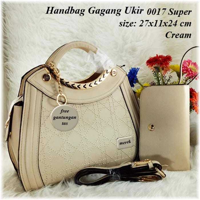 Tas Handbag Gagang Ukir CD  behel 0017 Super Set