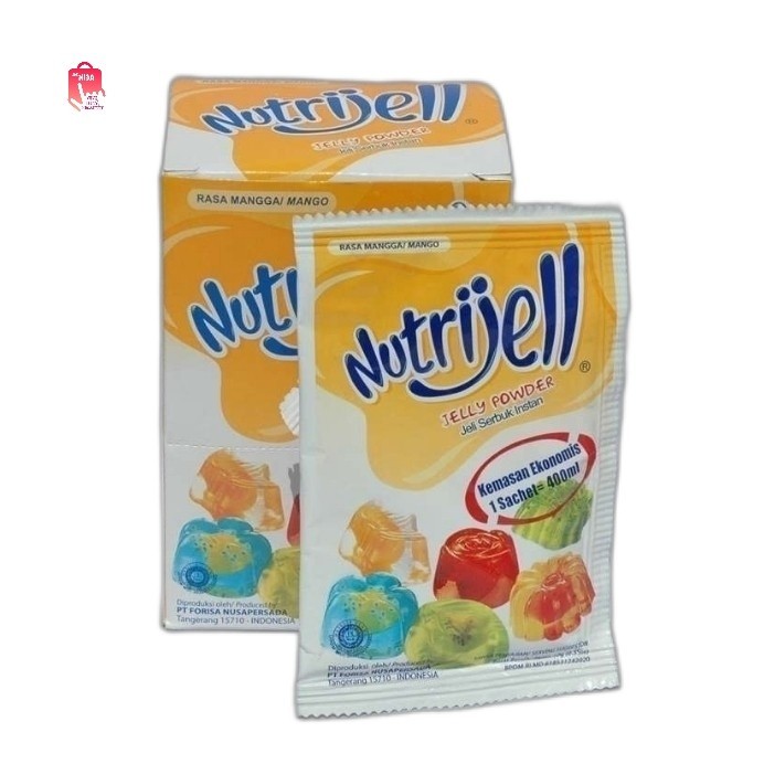 

NUTRIJEL AGAR JELLY RASA MANGGA / NUTRIJEL JELLY POWDER RASA MANGGA 10 GR